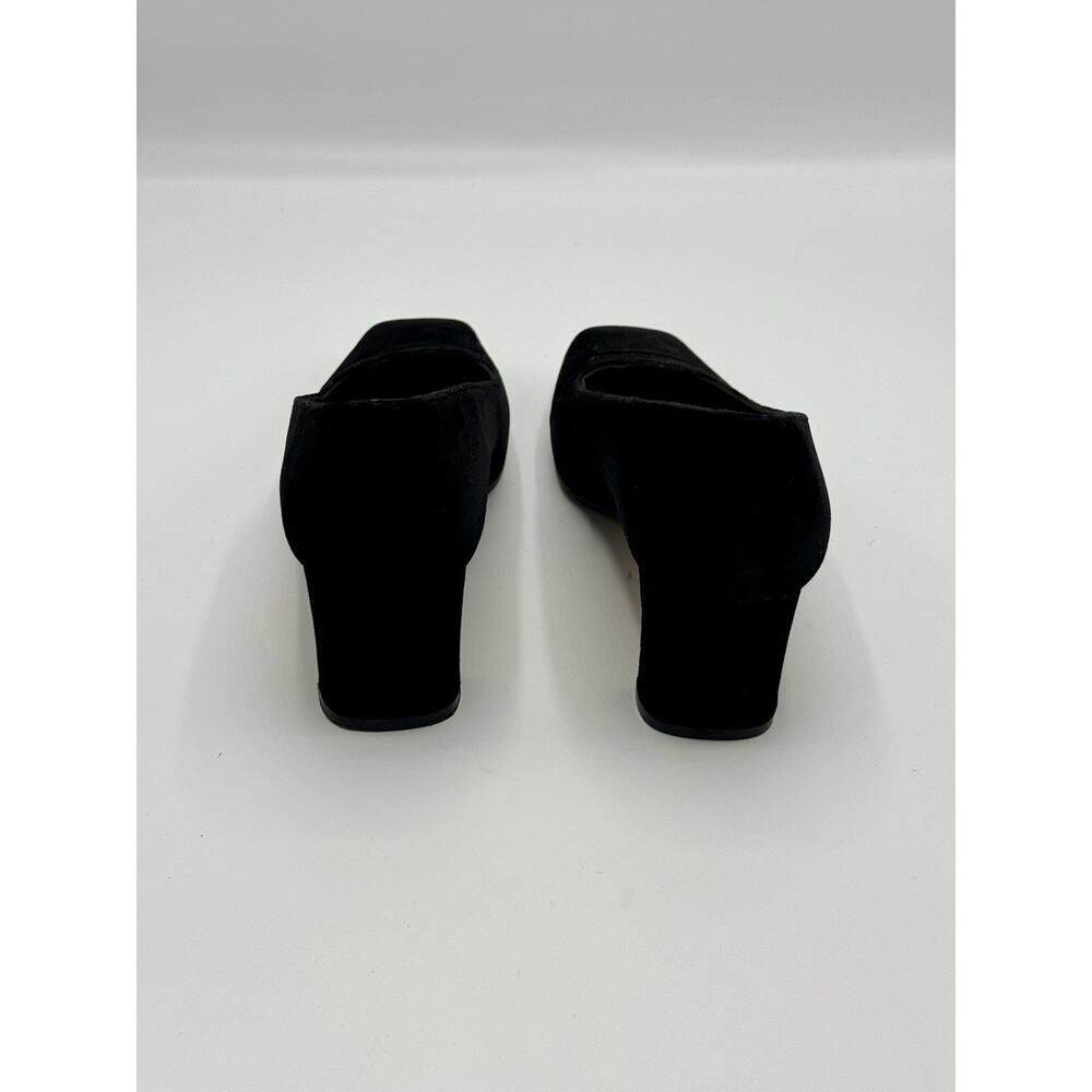TALBOTS Velvet Heels Block Heel Square Toe US 9M Holiday Special Occasion - Picture 4 of 9